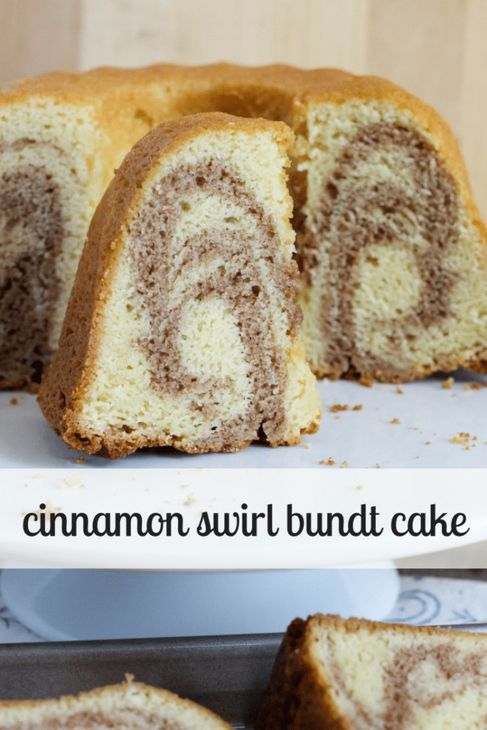 cinnamon swirl bundt cake