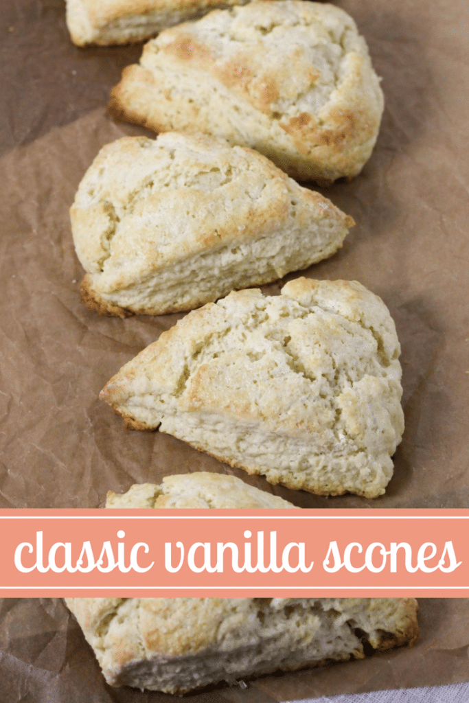 classic vanilla scones
