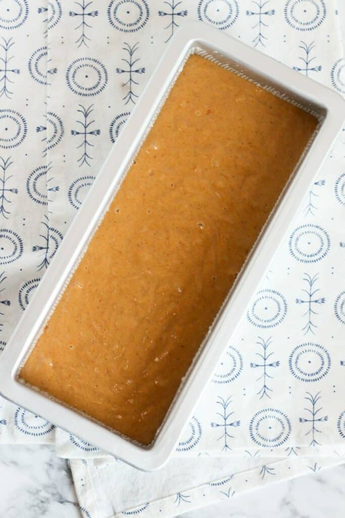 High Altitude Pumpkin Bread Batter