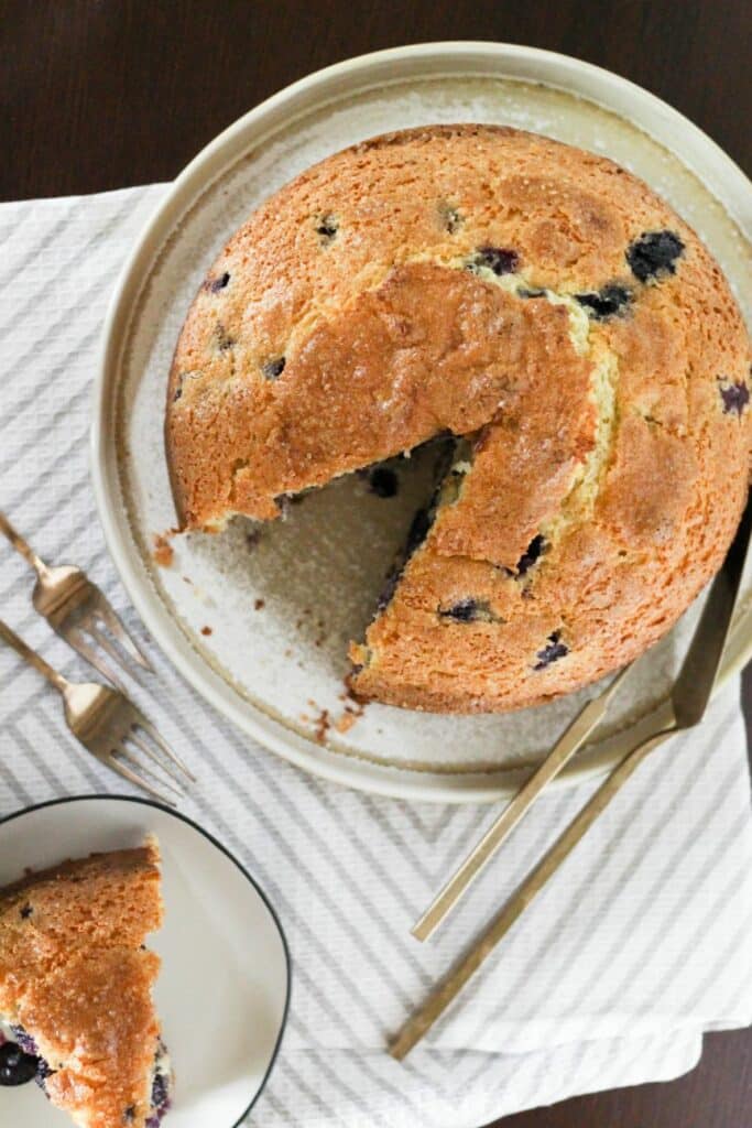 High-Altitude Cake Recipe | Blueberry Ricotta Cake