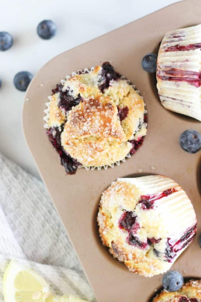 High Altitude Blueberry Muffins Recipe