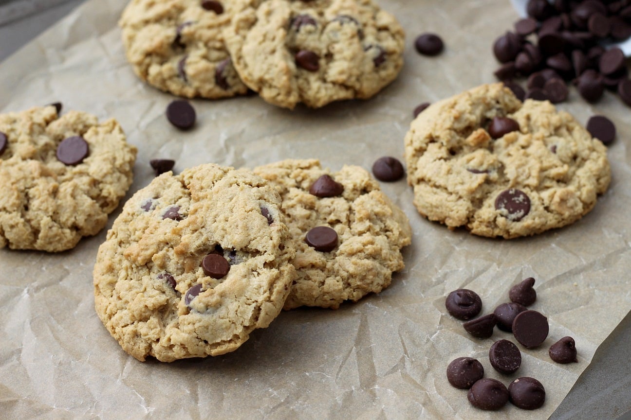 Peanut Butter Oatmeal Chocolate Chip Cookies | Dough-Eyed