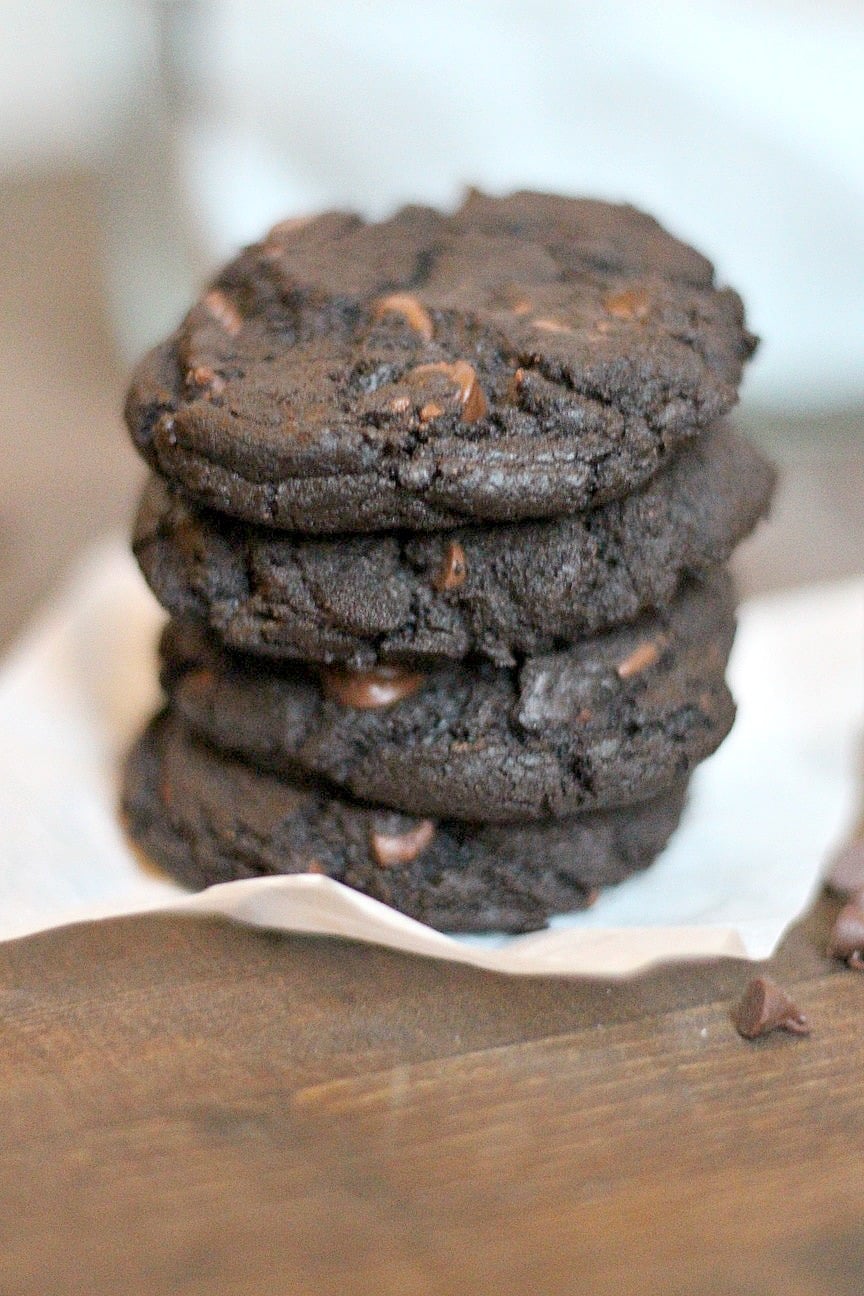 Triple Chocolate Cookies Dough Eyed