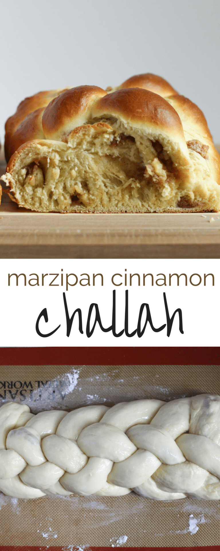 Marzipan Cinnamon Challah | Dough-Eyed