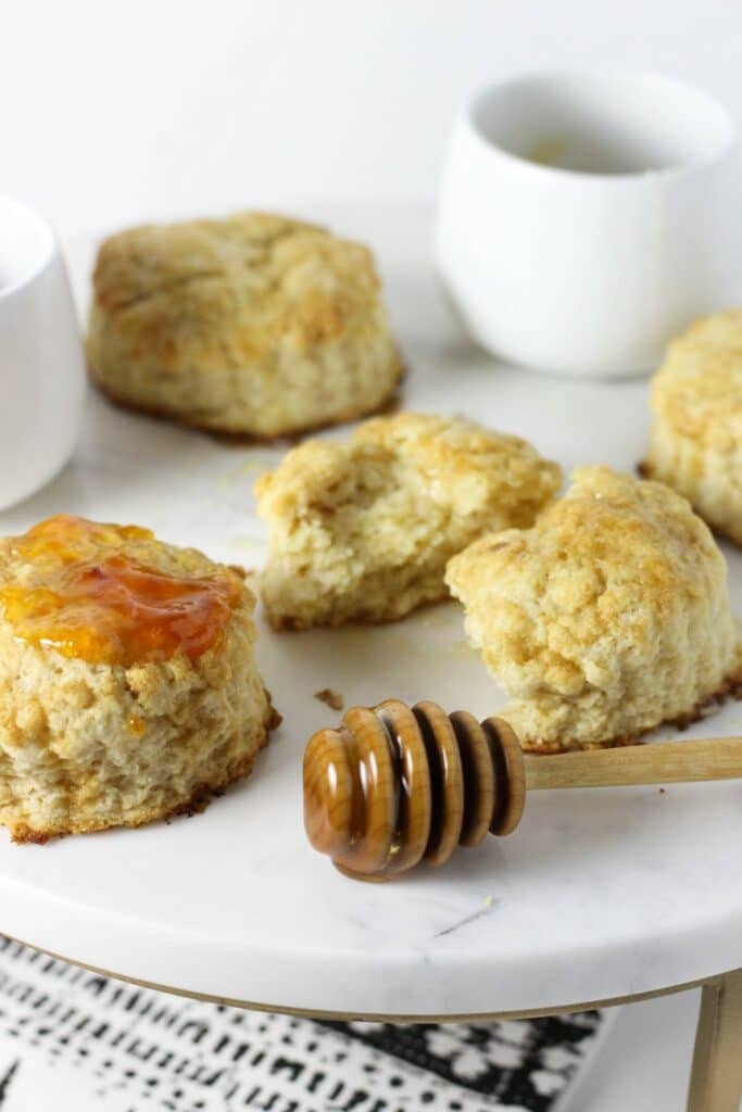 Brown Sugar Honey Biscuits | Dough-Eyed