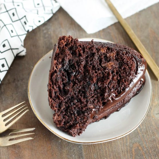 Triple Chocolate Bundt Cake Dough Eyed