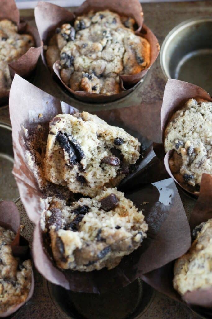 Cookies and Cream Crumb Muffins | Dough-Eyed