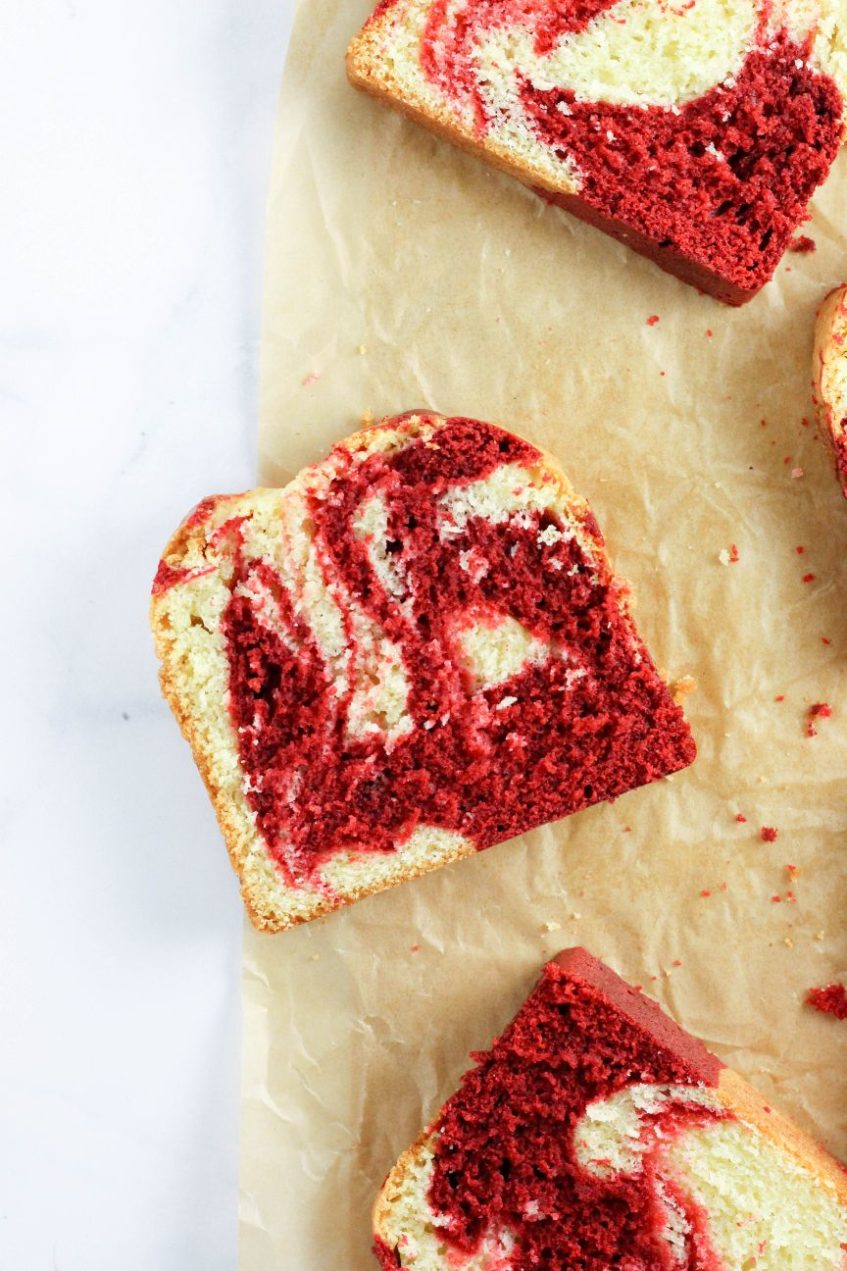 Red Velvet Swirl Pound Cake Dough Eyed 6752