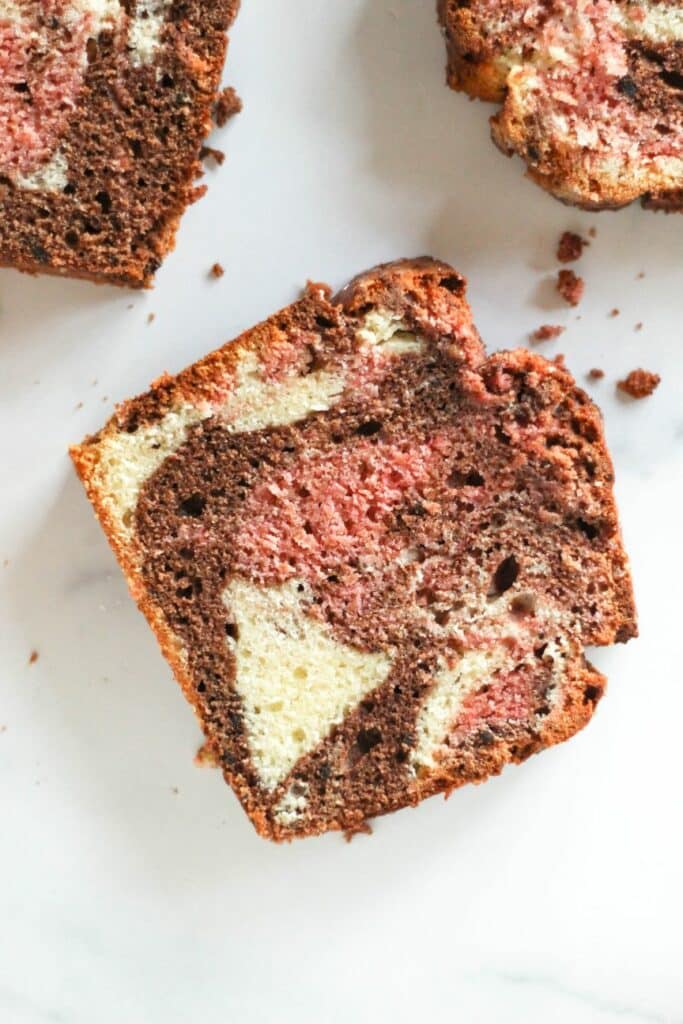 Neapolitan Pound Cake | Dough-Eyed