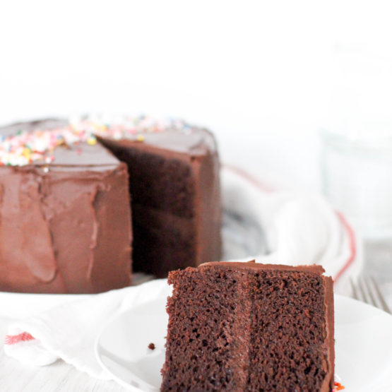 Perfect High-Altitude Chocolate Cake | Dough-Eyed