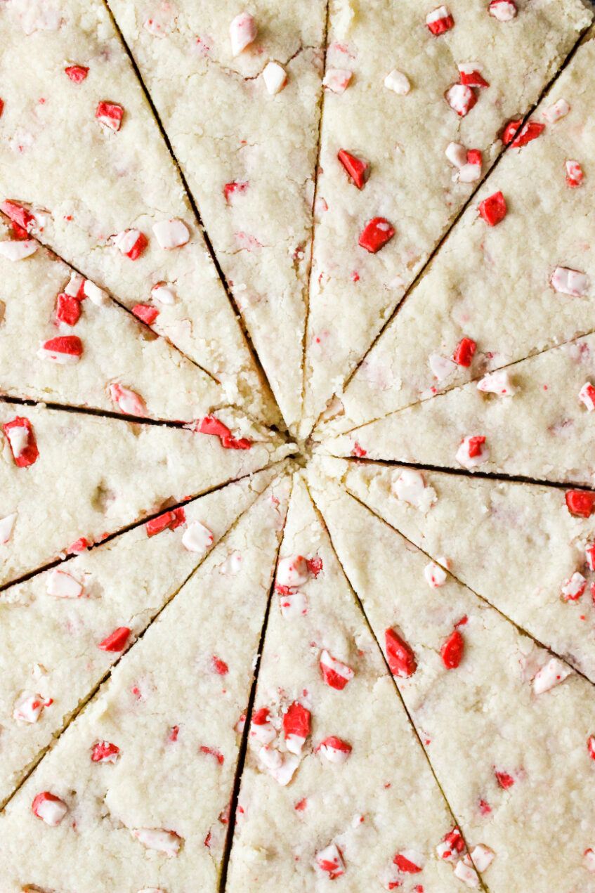 Peppermint Shortbread Cookies Dough Eyed