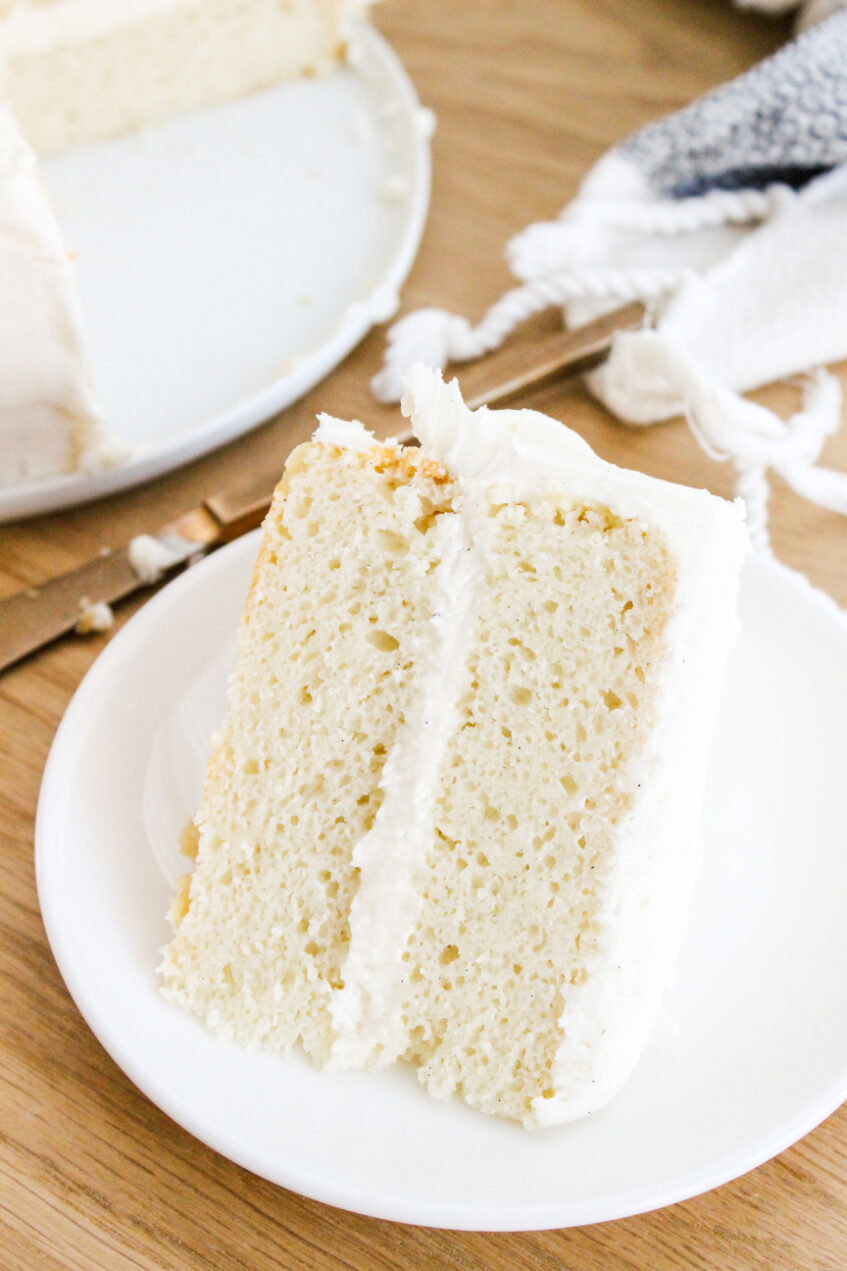 High-Altitude White Cake | Dough-Eyed